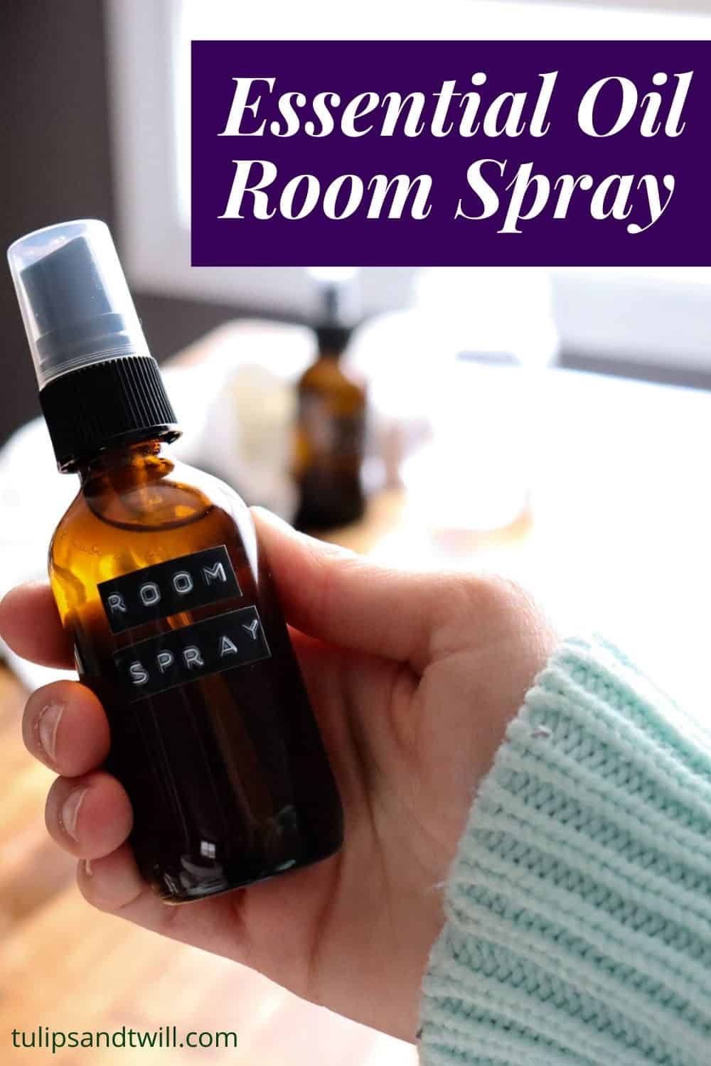 Essential Oil Room Spray Tulips and Twill