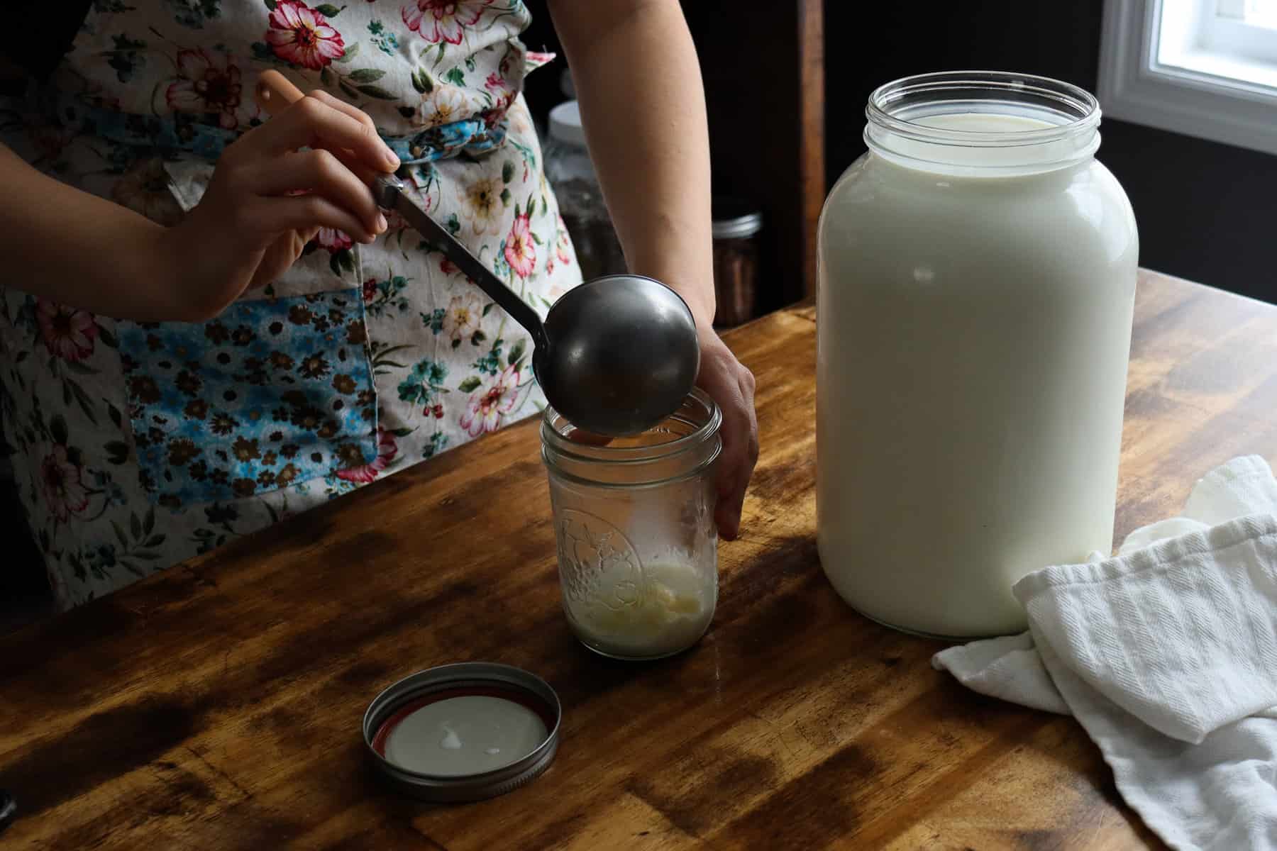 Raw Milk Kefir Tulips and Twill