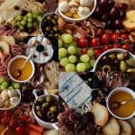 5 different set ups for mini charcuterie boards