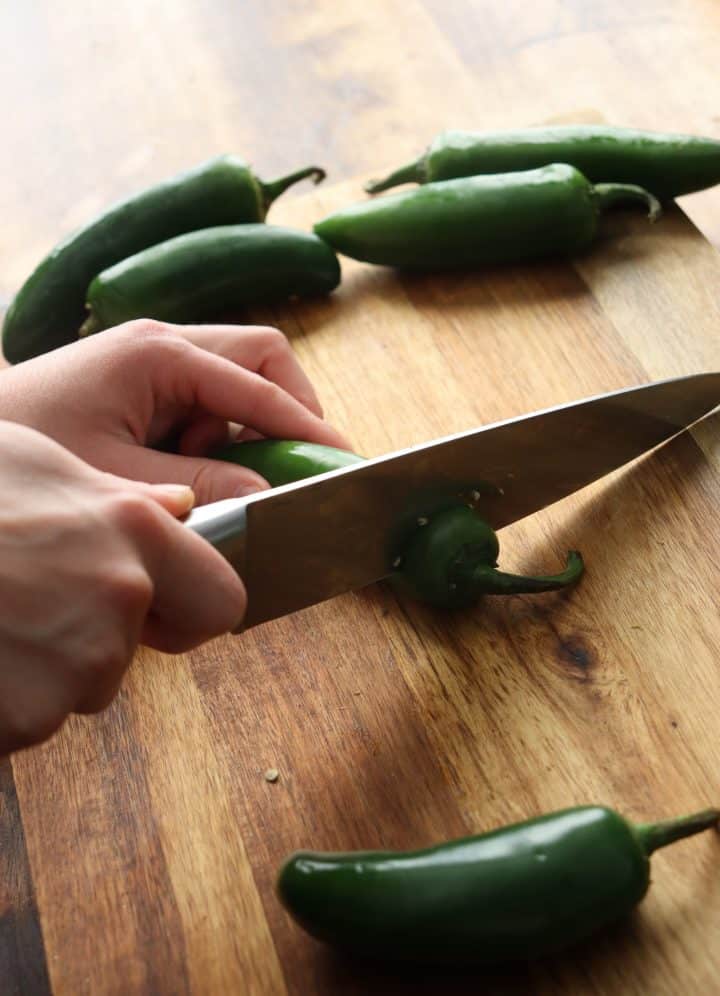 How to Cut a Jalapeño 2 Ways Tulips and Twill