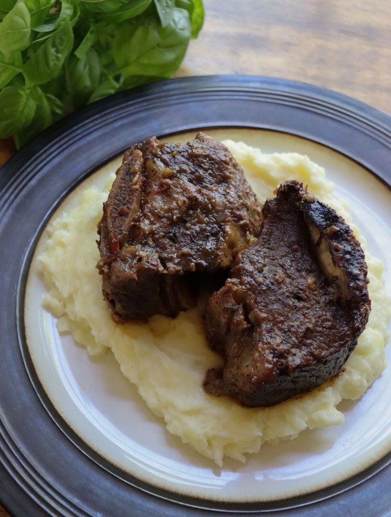 Beer Braised Short Ribs - Tulips and Twill